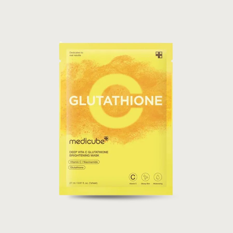 Medicube Deep Vita C Glutathione Brightening Mask 1 mascarilla