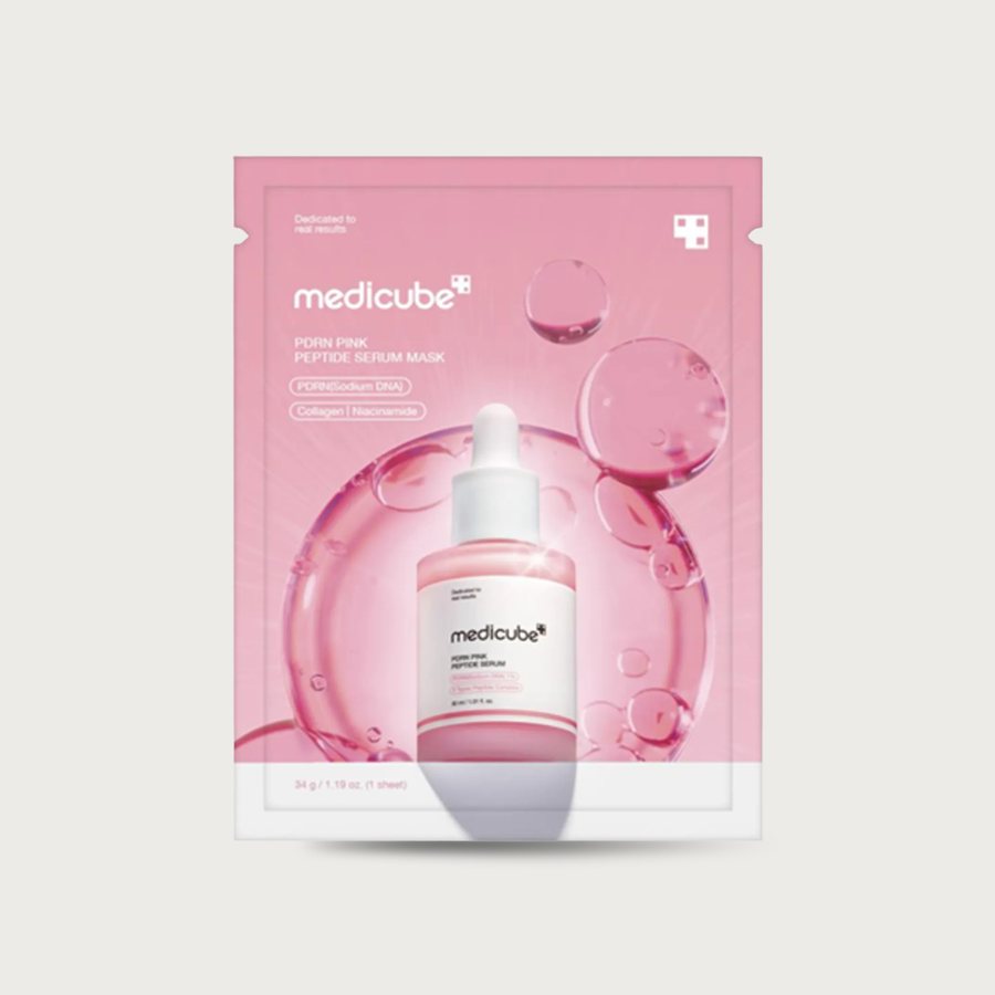 Medicube PDRN Pink Peptide Serum Mask 1 mascarilla
